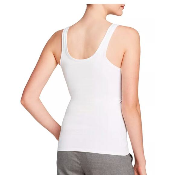 Theory Women's Len Tubular Tank Top White One Size NWT 110 - Picture 5 of 12